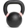 imageCap Barbell Cast Iron Competition Kettlebell WeightPink