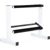 imageCap Barbell Two Tier Dumbbell RackWhite  24 Inch