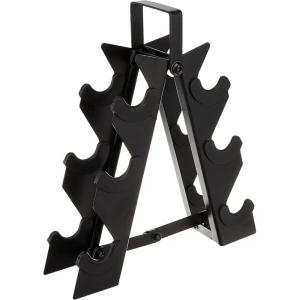 imageCAP Barbell AFrame Dumbbell Rack Multiple Color OptionsBlack  Holds 3 pairs
