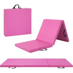 imageCAP Barbell All Purpose Folding Anti Tear Exercise Training Aerobic Fitness Gym ampamp Gymnastics Balance Mat  Multiple optionsPink