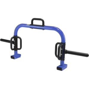 imageCAP Barbell Deluxe Open Trap Bar  Hex ampamp Shrug Bar for Olympic ampamp Standard PlatesBlue