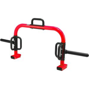 imageCAP Barbell Deluxe Open Trap Bar  Hex ampamp Shrug Bar for Olympic ampamp Standard PlatesRed