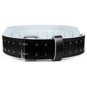 imageCAP Barbell Premium Leather Weightlifting Belt  HeavyDuty Support for Squats Deadlifts and Core StabilityML