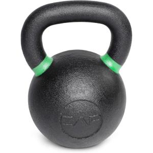 imageCap Barbell Cast Iron Competition Kettlebell WeightGreen 53Pound