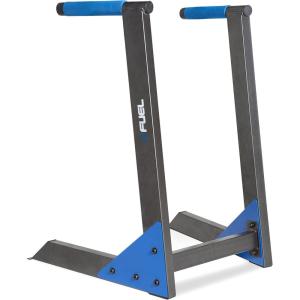 imageFuel Pureformance Dip Station  Bodyweight Training  Multiple OptionsBlackBlue  Deluxe Dip Station