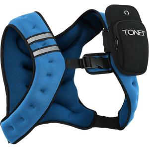 imageTone Fitness Weighted Vest  8lb or 12lb  Multiple Options8 lb  Blue