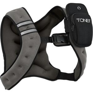 imageTone Fitness Weighted Vest  8lb or 12lb  Multiple Options8 lb  Gray
