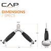 imageCAP Barbell Tricep Exercise Machine Attachment  Multiple OptionsChrome