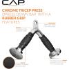 imageCAP Barbell Tricep Exercise Machine Attachment  Multiple OptionsChrome
