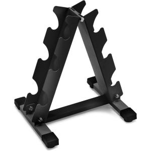 imageCAP Barbell AFrame Dumbbell Tree Weight Rack  Compact ampamp Durable Dumbbell Storage