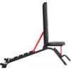 imageCAP Barbell Strength FID Workout Bench  Flat Incline Decline Positions BlackRed