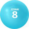 imageTone Fitness Soft Weighted Toning Ball  Multiple OptionsTeal  8LBS