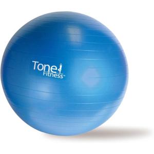 imageTone Fitness Stability BallExercise Ball  Exercise EquipmentBlue  65 Centimeters