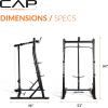 imageCAP Barbell Power Cage with HighLow Pulleys Black