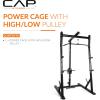 imageCAP Barbell Power Cage with HighLow Pulleys Black