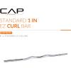 imageCap Barbell 47Inch Standard Solid EZ Curl BarChrome