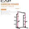 imageCap Barbell Power Rack with Pull Up Bar ampamp Attachments  Multiple ColorsRED