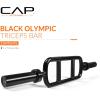 imageCAP Barbell 2 Solid Olympic Triceps Bar No Collars Black New Version OBIS34SB3