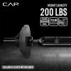 imageCAP Barbell 2 Solid Olympic Triceps Bar No Collars Black New Version OBIS34SB3