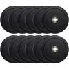 imageCAP Barbell 2Inch Olympic Bumper Plate Weight Set with 6 Post Rack  100370 lbs  Multiple OptionsPRO
