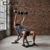imageCAP Barbell Adjustable Training Utility Weight Bench  Foldable MultiPosition InclineFlat Bench with 6 Backrest Settings Thick Padding ampamp 600 LB Capacity  Home Gym Workout Bench
