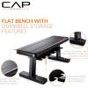 imageCAP Barbell Flat Bench with Dumbbell Storage black