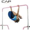 imageCap Horizontal Adjustable Gymnastics Bar for Kids  Foldable Gymnastics Equipment Adjustable Height Indoor Gym Training Bar  Pink