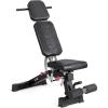 imageCAP Barbell Adjustable Training Utility Weight Bench  MultiPosition InclineDecline Bench with 6 Backrest Adjustments Leg Anchor Wheels ampamp 600 LB Capacity  Home Gym Strength Bench