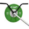 imageCAP Barbell Exercise Machine Attachments BlackPRO Straight TBar Row Attachment for 2Inch Olympic Bar  Black