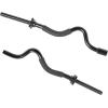 imageCAP Barbell RB48T2B Super Curl Bar Black 48quot
