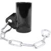 imageCAP Barbell Exercise Machine Attachments BlackEyelet with Chain Attachment  Fits 2 Inch Bars