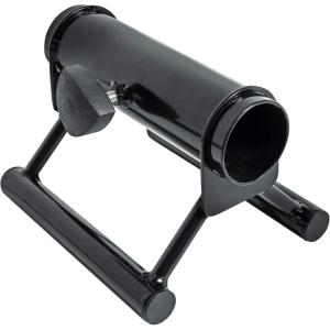 imageCAP Barbell Exercise Machine Attachments BlackDouble D Grip Attachment  Fits 2 Inch Bars