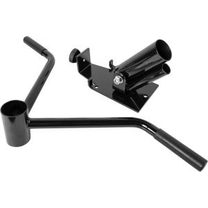 imageCAP Barbell Exercise Machine Attachments BlackTBar Platform  Straight Handle