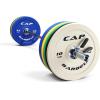 imageCAP Barbell Olympic Weight Set with 7ft Barbell ampamp Bumper Plates  160370 lbs  Multiple OptionsCompetition