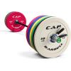 imageCAP Barbell Olympic Weight Set with 7ft Barbell ampamp Bumper Plates  160370 lbs  Multiple OptionsCompetition