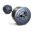 imageCAP Barbell Olympic Weight Set with 7ft Barbell ampamp Bumper Plates  160370 lbs  Multiple OptionsElite