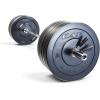 imageCAP Barbell Olympic Weight Set with 7ft Barbell ampamp Bumper Plates  160370 lbs  Multiple OptionsElite