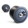 imageCAP Barbell Olympic Weight Set with 7ft Barbell ampamp Bumper Plates  160370 lbs  Multiple OptionsPRO