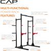 imageCap Barbell Power Rack with Pull Up Bar amp Attachments  Multiple ColorsBLACK