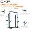 imageCap Barbell Power Rack with Pull Up Bar amp Attachments  Multiple ColorsORANGE