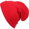 imageCap911 Unisex Plain 12 inch Long Beanie  Many Colors Fire Red