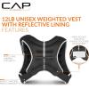 imageCAP Weighted Vest  8lb 30lbs  Reflective Workout Vest for Walking Running Cardio Strength Training  Multiple ColorsBlue