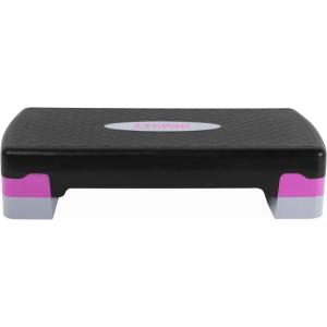 imageTone Fitness Compact Aerobic Step Platform  Exercise StepBlackPurple