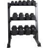 imageCAP Barbell Dumbbell Set with Rack  Multiple Options 280 lb 550 lb amp 1200 lb280 lb Set
