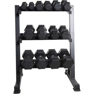 imageCAP Barbell Dumbbell Set with Rack  Multiple Options 280 lb 550 lb amp 1200 lb280 lb Set