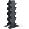 image:imageCAP Dumbbell Rack for Home Gym  Vertical Storage Stand Holds Multiple Pairs 100300 lbs HeavyDuty Steel with NonSlip Base  Multiple OptionsBlack