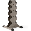image:imageCAP Dumbbell Rack for Home Gym  Vertical Storage Stand Holds Multiple Pairs 100300 lbs HeavyDuty Steel with NonSlip Base  Multiple OptionsTan