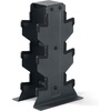 image:imageCAP Dumbbell Rack for Home Gym  Vertical Storage Stand Holds Multiple Pairs 100300 lbs HeavyDuty Steel with NonSlip Base  Multiple OptionsBlack