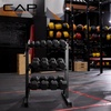 image:imageCAP 280 LB 550 LB 1200 LB Dumbbell Set with Horizontal 23 Tier Rack Rubber Hex Free Weights Home Gym Weight Set for Strength Training280 lb Set