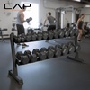 image:imageCAP 280 LB 550 LB 1200 LB Dumbbell Set with Horizontal 23 Tier Rack Rubber Hex Free Weights Home Gym Weight Set for Strength Training550 lb Set